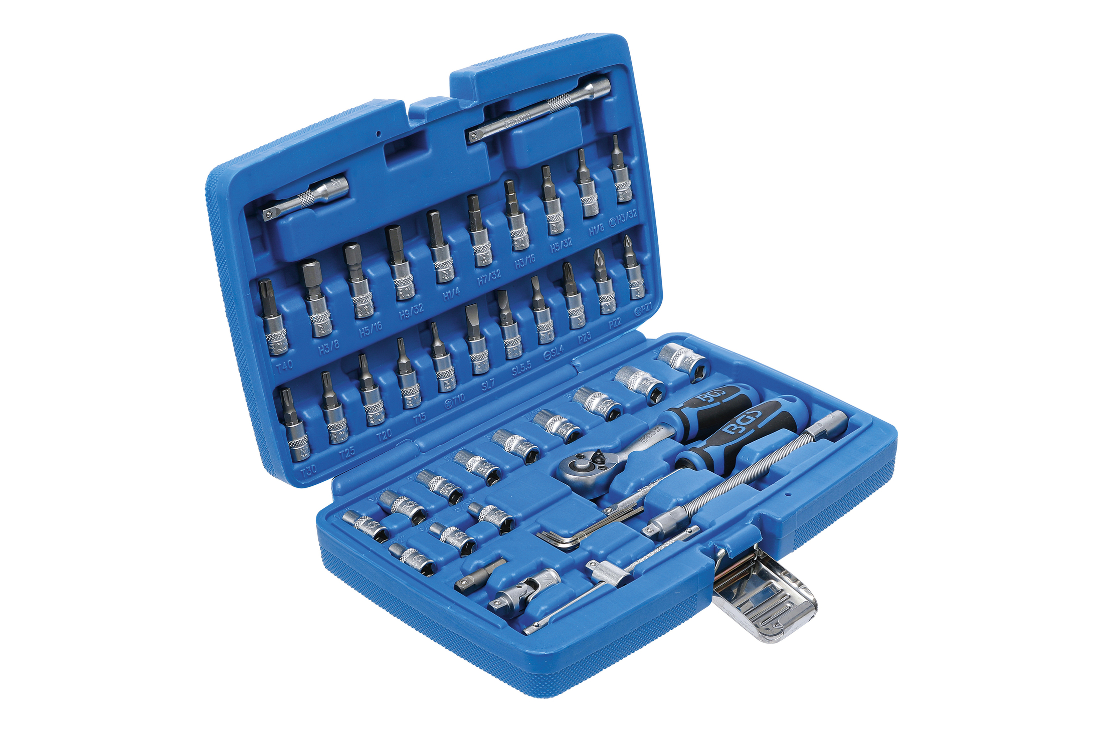 Palcová Gola sada 1/4", (46 ks) BGS 2141