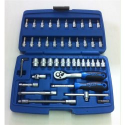 Gola sada 1/4"; 47 dielov - BGS 2145