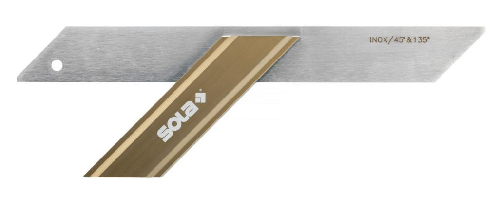 Úkosový uholník GWB 300, rozmery 300 x 110 mm - SOLA