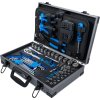 Kufr s nářadím - gola sada 1/4" a 1/2", klíče, kleště, 85 dílů - BGS 11510
