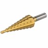 Stupňovitý vrták 4-20 mm, HSS+titan