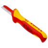 Nůž na kabely elektrikářský, izolovaný 1000V, čepel 50 mm - KNIPEX 98 54 b