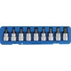 Zástrčné hlavice Imbus a TORX 3/4", H14-H22 a T60-T100, sada 9 dílů - BGS 5189