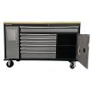Dílenský pojízdný stůl - ponk, se skříněmi, 1678x458x848 mm b