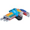 Zástrčné klíče Torx T10-T50, vícebarevné, krátké, 9 ks - BGS 74457