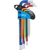Zástrčné klíče Imbus 1,5-10 mm, vícebarevné, 9 ks - BGS 74455 a