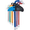 Zástrčné klíče Imbus 1,5-10 mm, vícebarevné, 9 ks - BGS 74455 b