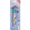 Zástrčné klíče Torx T10-T50, vícebarevné, extra dlouhé, 9 ks - BGS 74459 c