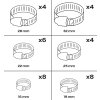 Spony na hadice, 16-32 mm, sada 34 ks - NEO tools 11-981_6