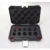 Hlavice na poškozené šrouby 3/8" 9-19 mm, sada 11 dílů - QUATROS QS50928