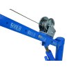 Dílenský jeřáb hydraulický 450 kg, s navijákem, otočný skládací 6
