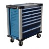Dílenský vozík nevybavený, 7 zásuvek, centrální zamykání, nárazníky - ASTA 4