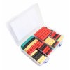 Bužírky - smršťovací hadičky s lepidlem, 15.4x76-2.4x38 mm, barevné, sada 328 ks - ASTA