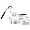 Zrcátko kontrolní teleskopické s LED osvětlením 265-920 mm - YT-0663 - detaily