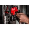 Aku křížový laser kombinovaný 3,0 Ah - Milwaukee M12 CLLP-301C 8