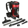 Aku vysavač na záda FUEL 18V, bezsáčkový, s nástavci a hadicí - Milwaukee M18 FBPC-0 4