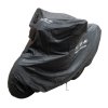 Krycí plachta na motorku XL 275 x 108 x 104 cm Premium, venkovní vodotěsná, černá 3