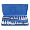 Zástrčné hlavice Imbus 1/4", 3/8" a 1/2", metrické a palcové, sada 32 ks