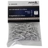 Trhací nýty hliník-ocel, 3,2 × 9,6 mm, s plochou hlavou, sada 100 kusů