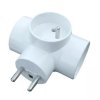 Rozbočka elektrická 3x10A/230V, 3 zásuvky