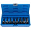Zástrčné úderové hlavice TORX 1/2", T30 - T80, sada 8 kusů 1