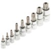 Nástrčné a zástrčné hlavice TORX, 1/4”, 3/8” a 1/2”, sada 60 kusů 5