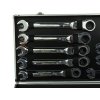 Očkoploché kloubové klíče s ráčnou, 6 - 32 mm, sada 22 kusů, v kufříku 3