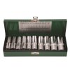 Sada dlouhých nástrčných hlavic, 6ti hranných, 1/2", 10 - 24 mm - JONNESWAY S04HD411S