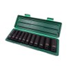Sada úderových hlavic 1/2", prodloužené, 11 ks, 10-24 mm - JONNESWAY S03AD4111S 01