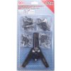 Nýtovací kleště na umělohmotné nýty + 40ks nýtů 5,0 - 6,3 mm - BGS 8463 02