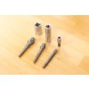 Adaptéry na gola hlavice do vrtačky, vel. 1/4”, 3/8”, 1/2”, sada 3 ks - MAGG 080087 03