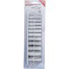 Hlavice nástrčné 3/8"; 5/16"-7/8" prodloužené, na kolejnici,11 díl - BGS 2756 04