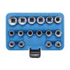 Hlavice 12-hranné nástrčné 1/2" 8,0-24,0 mm, 16 dílů - BGS 2226 01