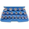 Hlavice multiprofilové 1/2”, velikosti 8-32 mm, sada 19 ks, univerzální - BGS 2152 99