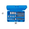 Bity TORX vel. T20-T75 a externí E-TORX vel. E4-E24, 30dílná sada - BGS 5025 01