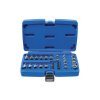 Hlavice nástrčné a zástrčné TORX (T10-T55) a E-TORX (E4-E20), sada 34 ks - BGS 5021 06