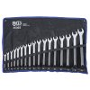 Očkoploché klíče, velikosti 8-27 mm, sada 17 ks v obalu - BGS 30302 99