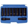 Úderové hlavice 1/2", vel. 10-24 mm, nástrčné prodloužené, Cr-Mo - BGS 5206 99