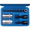 Bity a hlavice TORX TS (5cípé) na servis klimatizace, sada 12 ks - BGS 2275 99