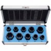 Hlavice 3/8” na poškozené šrouby, velikosti 9-19 mm, sada 10 ks - BGS 20210 99