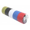 Izolačné pásky, elektrické, PVC, 10 ks, 19 mm x 10 m, rôzne farby - ASTA