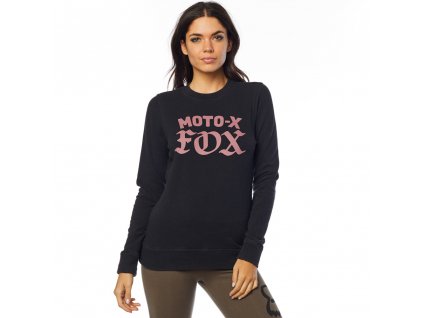 FOX Moto X Crew Fleece, Black, LFS18F