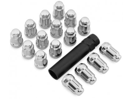 12mm x 1.25 TAPERED SPLINED LUG NUT - BOX OF 16