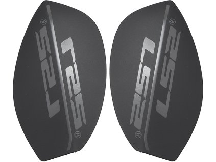 LS2 FF900 PLATE CHIN BAR MATT BLACK