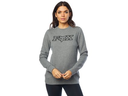 FOX Fheadx Crew Fleece, Heather Graphite, LFS18F