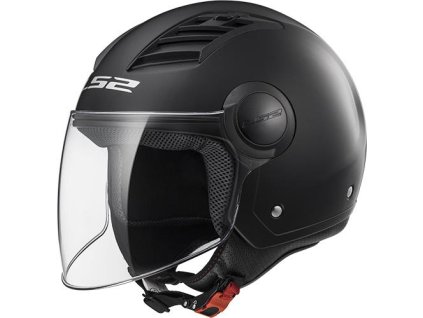 LS2 OF562 AIRFLOW MATT BLACK LONG (Varianta LS2 OF562 AIRFLOW MATT BLACK LONG S)