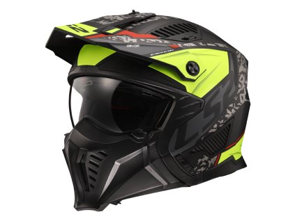 LS2 OF606 DRIFTER DEVOR M.BLACK H-V YELLOW-06 (Varianta LS2 OF606 DRIFTER DEVOR M.BLACK H-V YELLOW-06 S)