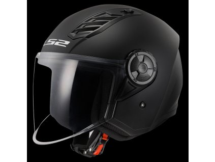 LS2 OF616 AIRFLOW II SOLID MATT BLACK-06 (Varianta LS2 OF616 AIRFLOW II SOLID MATT BLACK-06 XS)