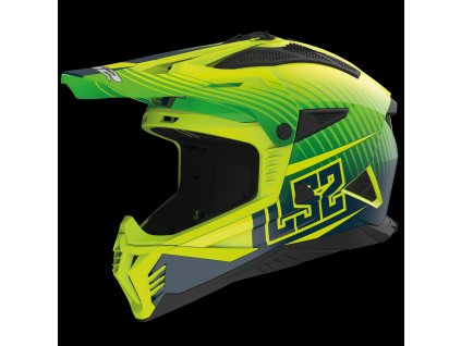 LS2 MX708 FAST II DUCK M.H-V GREEN H-V YELL.-06 (Varianta LS2 MX708 FAST II DUCK M.H-V GREEN H-V YELL.-06 XXL)