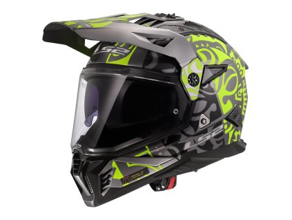 LS2 MX702 PIONEER II RANGI H-VIS YELLOW-06 (Varianta LS2 MX702 PIONEER II RANGI H-VIS YELLOW-06 L)